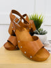 Stud Intentions Sandals in Tan