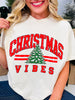 Christmas Vibes Boxy Graphic Tee