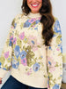Sunday Blooms Top In Cream Mix