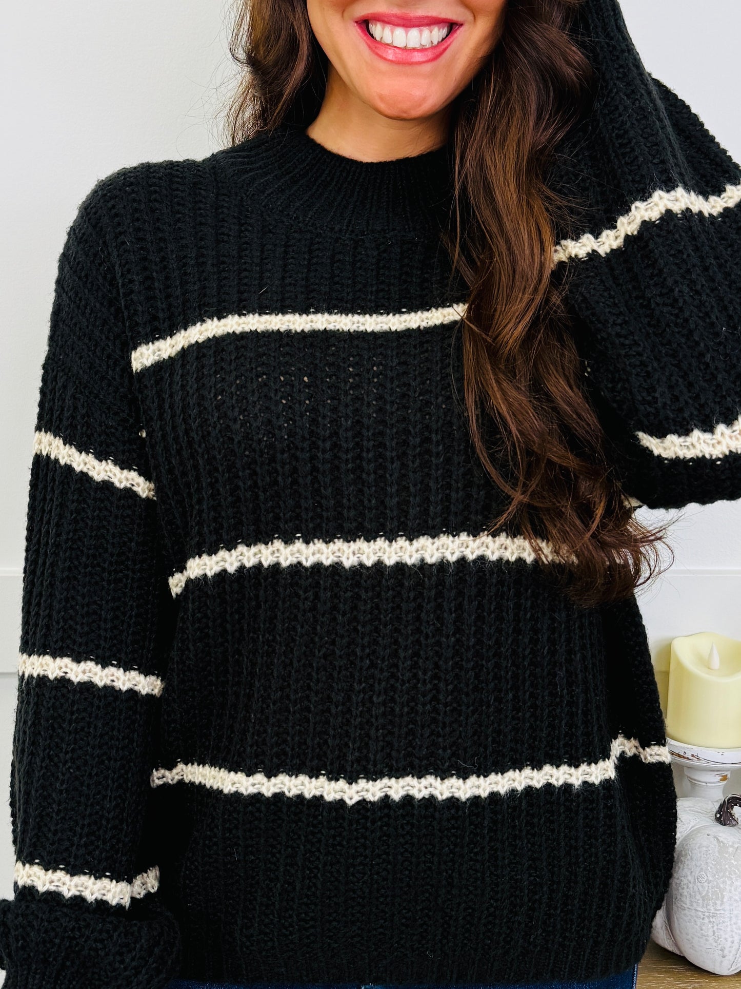 Made Our Own Light Sweater In Black