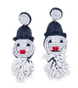 Snowman Dangle Earrings