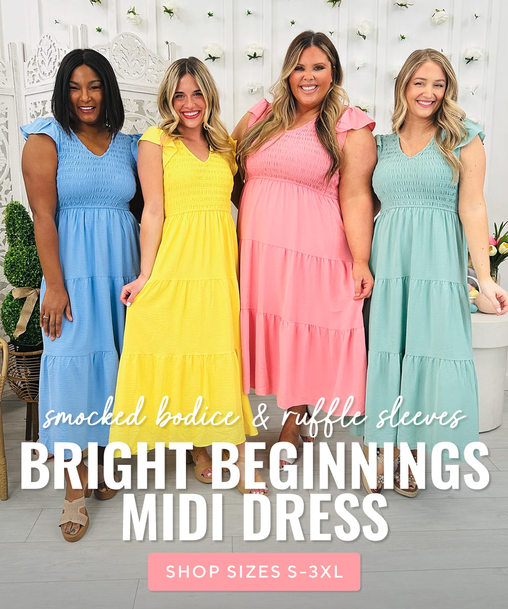 Bright Beginnings smocked bodice Easter dress.