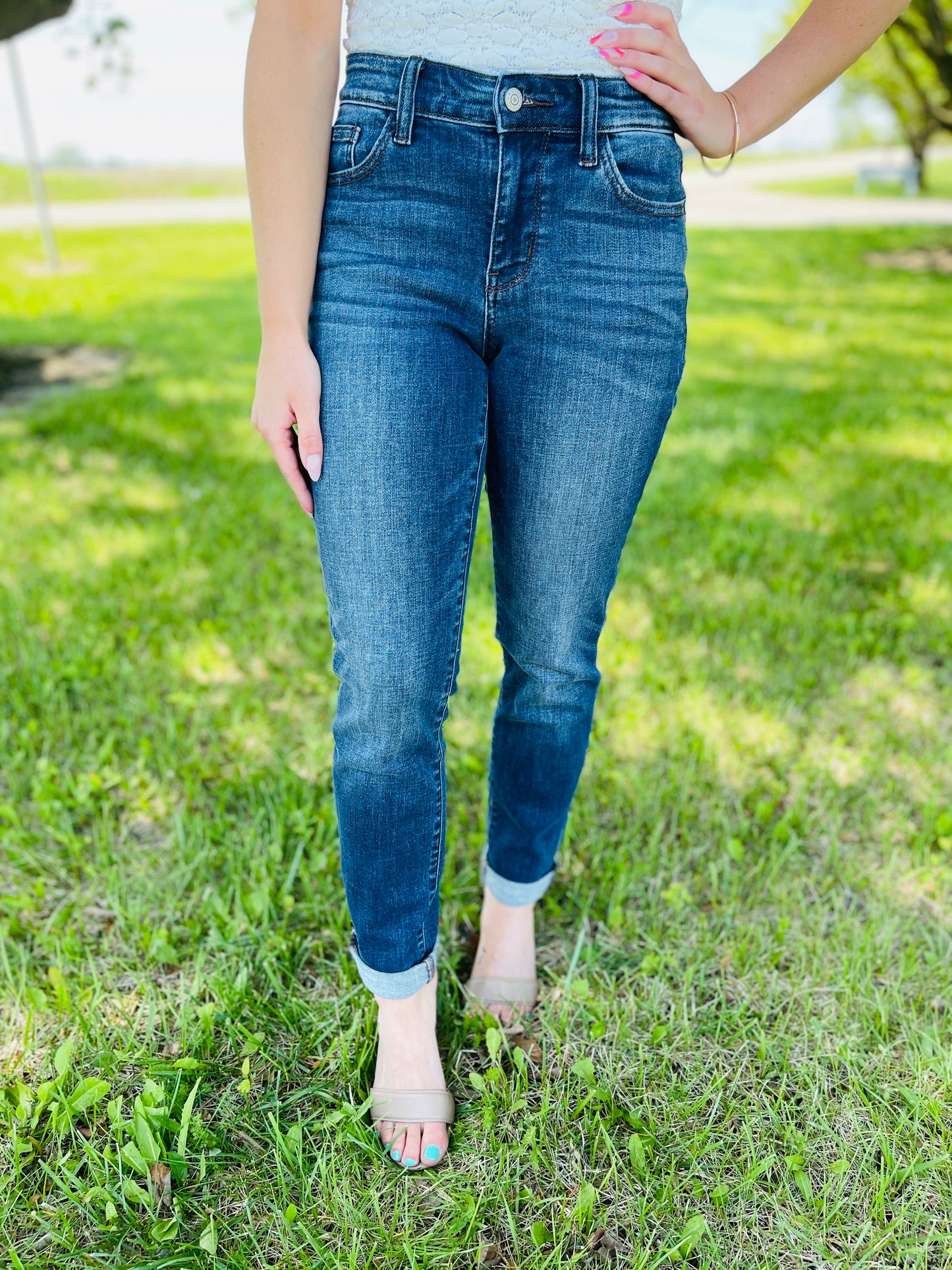 RESTOCK! Judy Blue Plus/Reg Simply Perfect Non Distressed Slim Fit Jeans