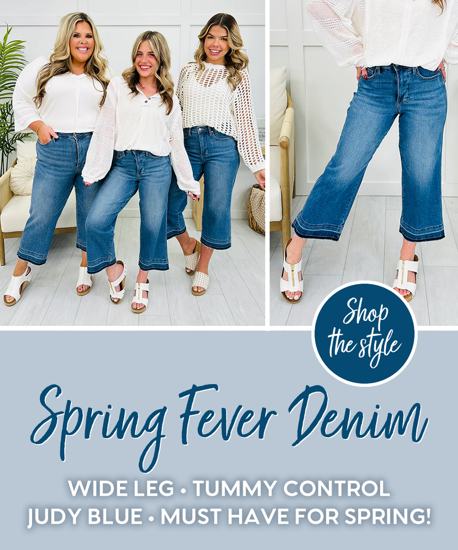 Spring Fever Cropped Denim!