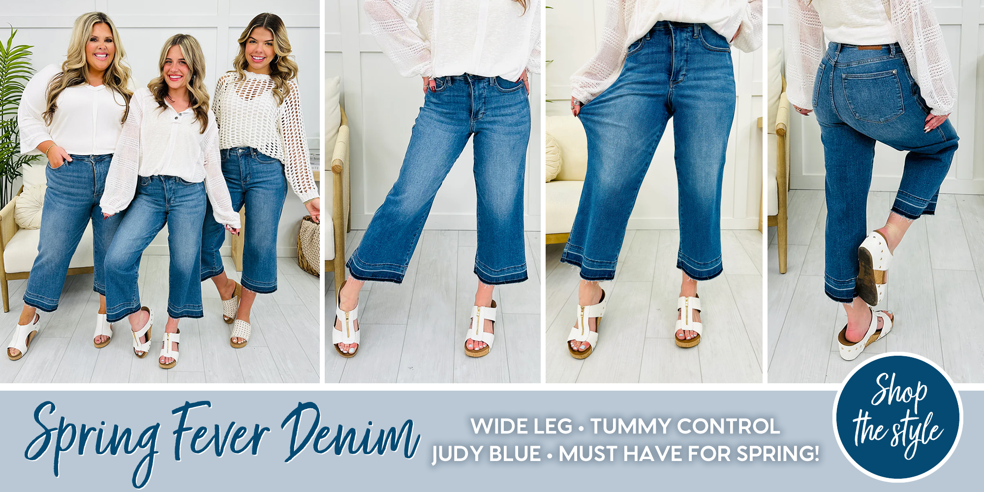 Spring Fever Cropped Denim!